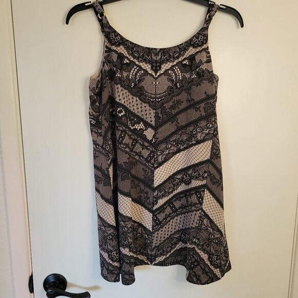 Cabi Monaco Cami Tank Blouse Lace Print Academia X-Small - Picture 3 of 8